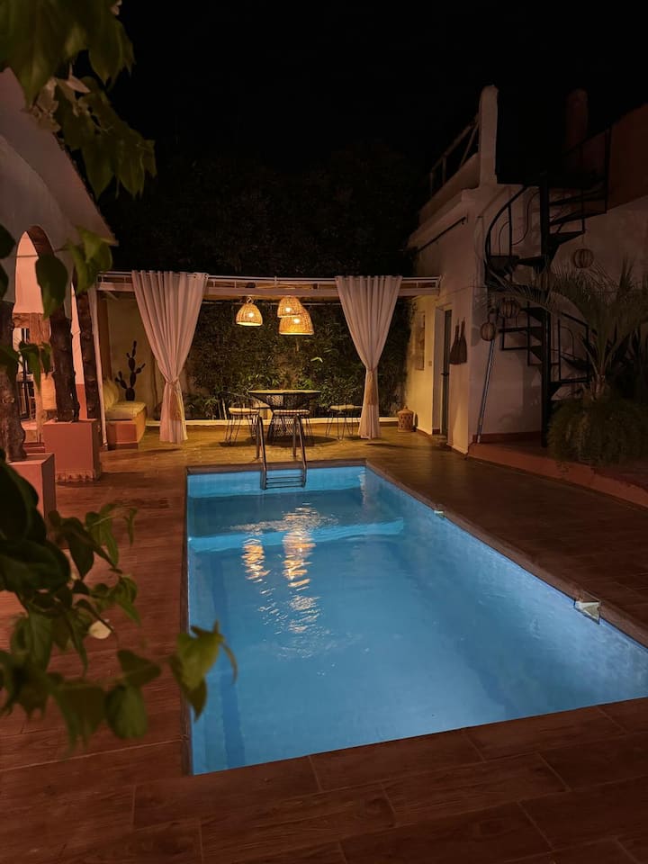 Villa 3 Chambres - 0 Vis-à-vis - Piscine Chauffée - Marrakech