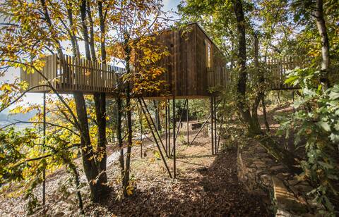 Treehouse with Jacuzzi