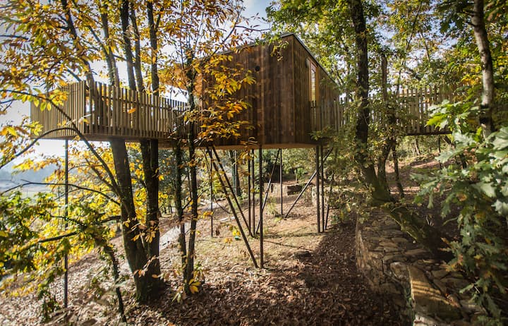 Tree House With Outside Jacuzzi - Galicia
