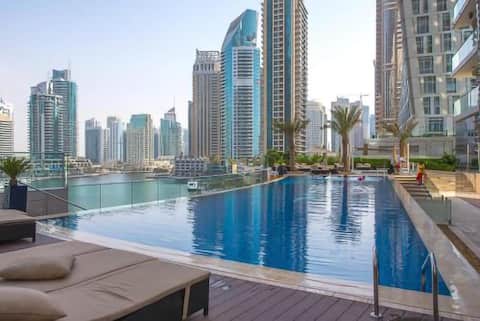 2BR in Damac Heights | Full Marina View