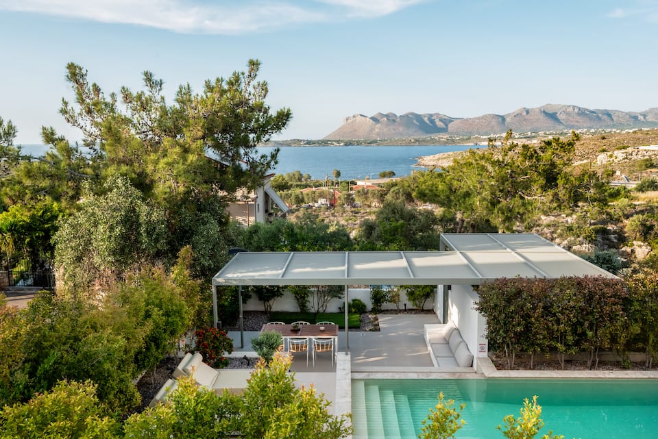 A sea-view villa near Agios Onoufrios beach, Chania, Crete, Greece, photo 1 of 10