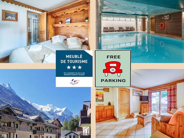 Ultra-centre Vue Mont-blanc 2 Chambres, 2 Sdb 2 Wc - Chamonix-Mont-Blanc