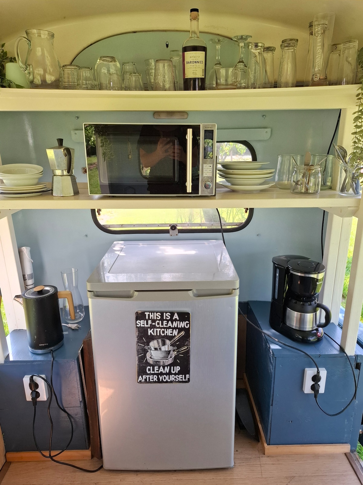 Successful Airbnb property: Atmospheric vintage Constructam Caravan at campsite in Beuningen