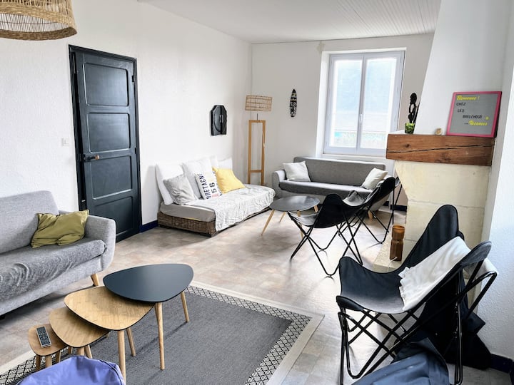 Maison Familiale En Bord De Mer Campagne 10p (8+2) - Larmor-Baden