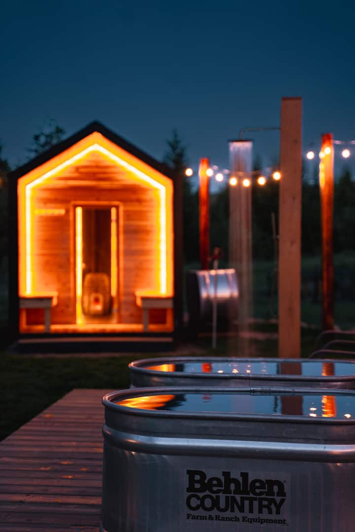 #3 Off-Grid Glamping + Sauna/Plunge