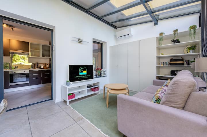 Apt 50m2 Terrasse Piscine Clim Wifi Parking Canal+ - Menton