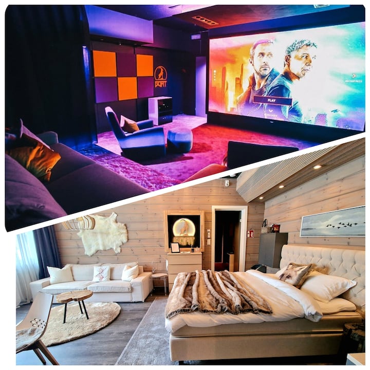 Kalliokuura Suite With Own Movie Teather - Rovaniemi