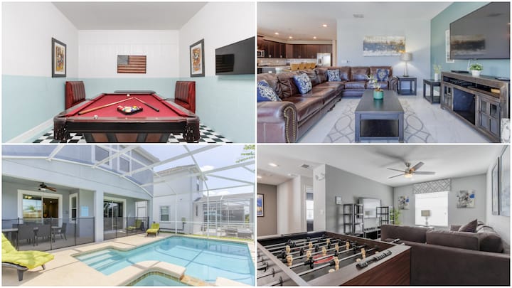 Resort Setting - 6 Bedroom House Close To Disney! - Davenport, FL