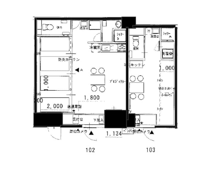 【ＷＩＮＧ１０２・１０３】最大９名！神戸元町、室内でグランピング気分！ - Kobe