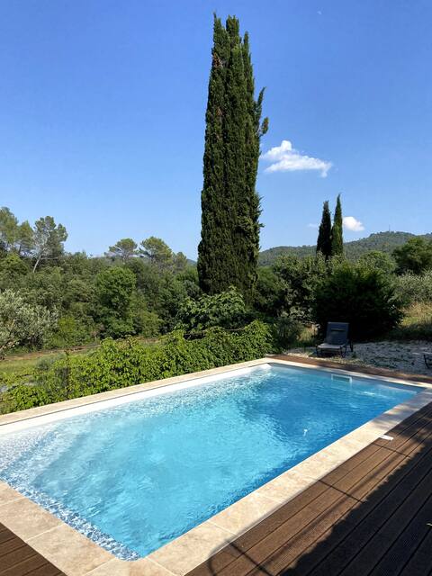 Villa 5hp, Private swimming pool in Provence Verte
