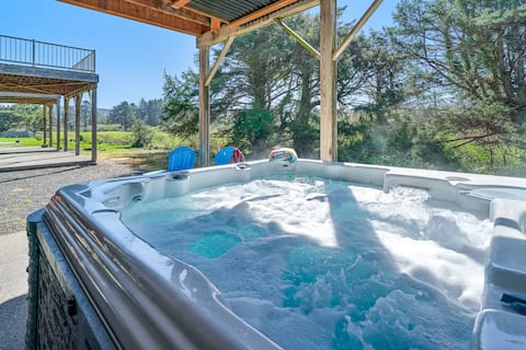 Waves:}HotTub~A+Ocean/Surf/View~Bikes~Dog~Cornhole