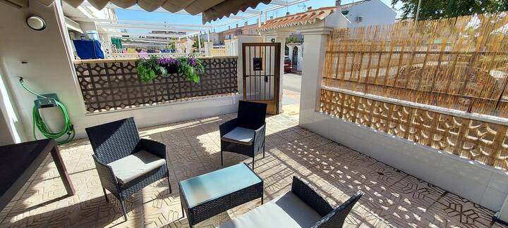 Cozy Bungalow With Private Terrace In Santa Pola - Elche