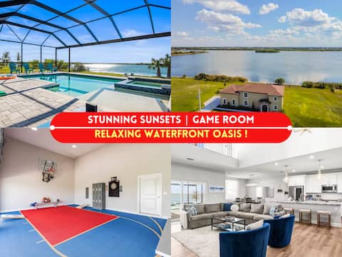 Scenic Waterfront 4BR | Pool & Spa | Basketball