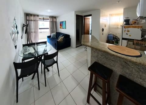 Top Airbnb: Beachfront Apartment at Bessa Beach em Paraíba