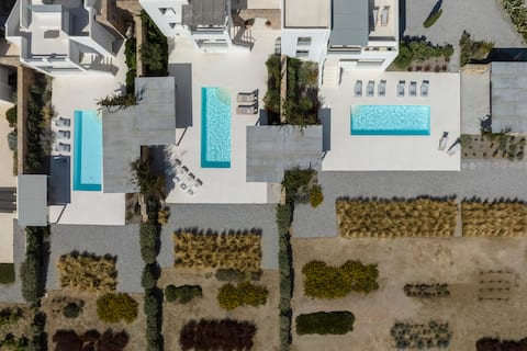 Villa Fryni, Ellie & Dione private pools & seaview