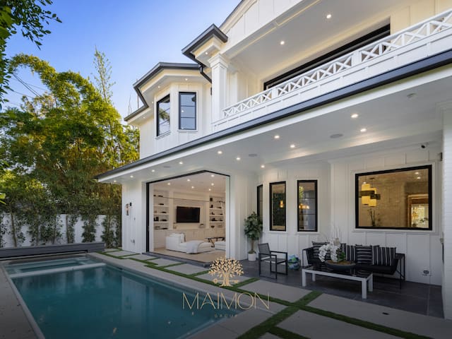 Stylish Beverly Grove Villa with Poolside Escape