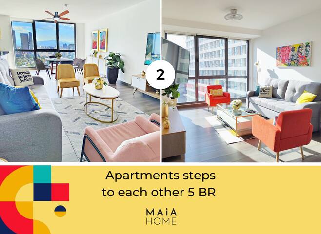 MH. Two apartments with panoramic view 5BR 4BT