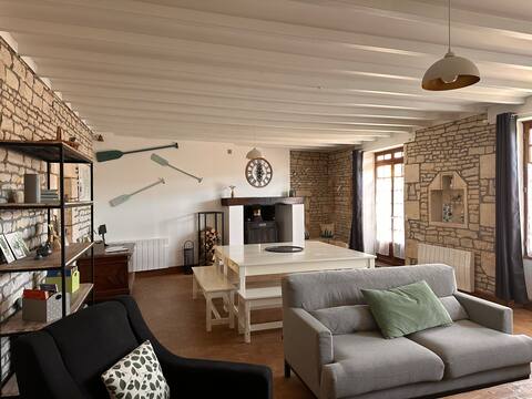 A market garden by the conche (with boat)