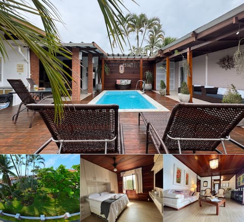 150m beach Air, gourmet area, garden, 6X without interest