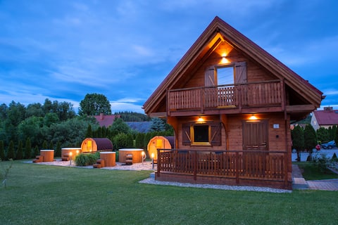 Beige cottage in the Karkonosze Mountains
