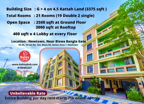 Whole G+4 Storied Building Of 21 Rooms &21 washrom