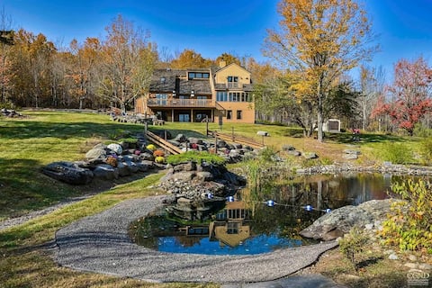 Family-Friendly Windham Estate, Swimming Pond, Spa