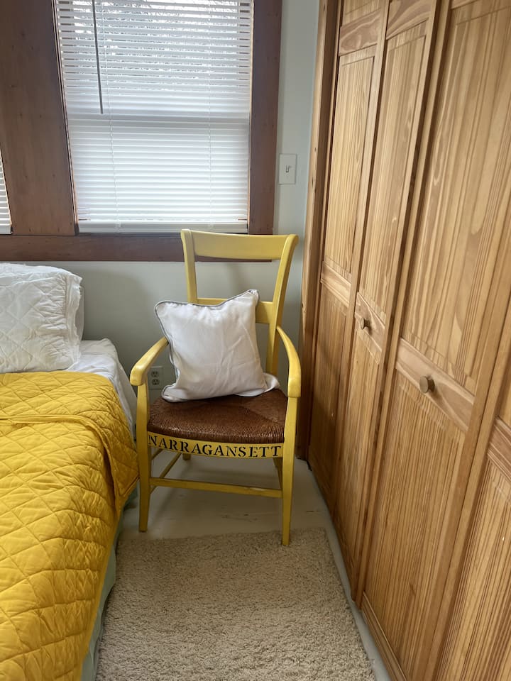 Een comfortabele stoel om te zitten en na te denken!