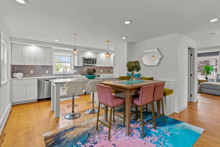 In-town home with Harbor views and parking