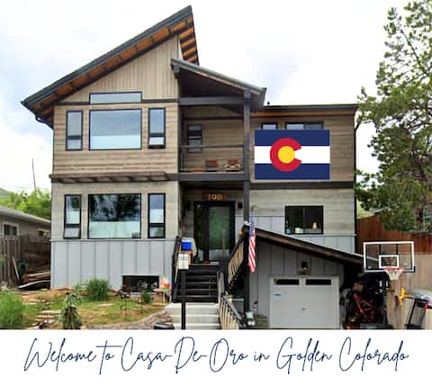 Popular Airbnb listing: Casa de Oro Lower Suite. in Golden