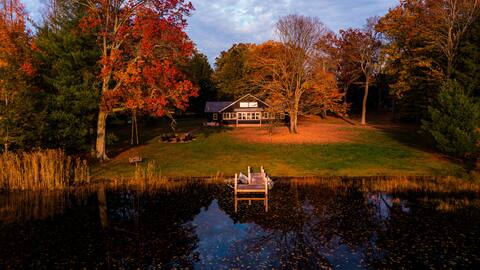 Gather in a 7 bedroom house on an 850 acre estate.