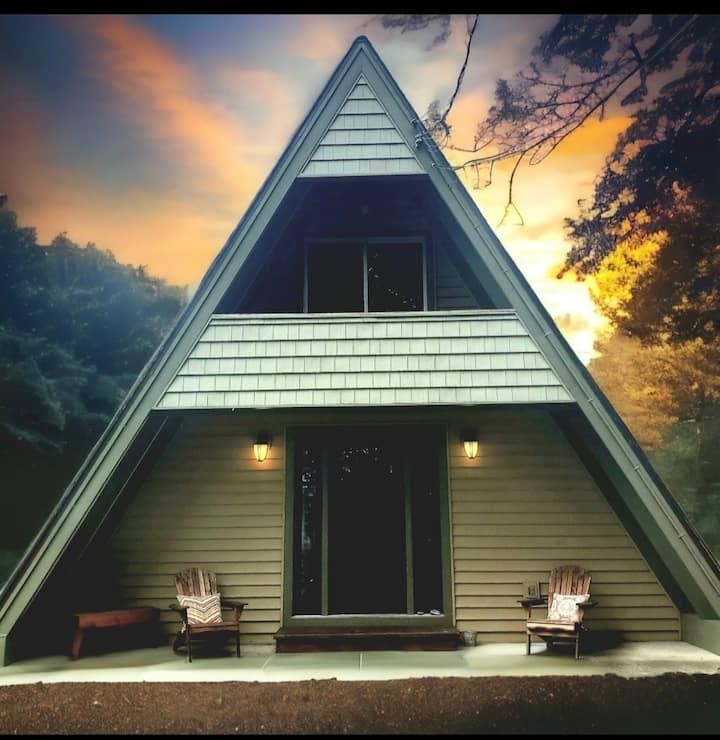 Groove A Frame Sandy Pond 420 & Dog Friendly Cabins for Rent in