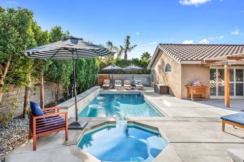 Desert 4BD 3BA PRVT Salt Pool near Tennis Gardens