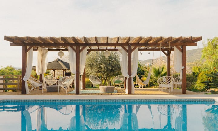 Casa Baixa - Serene Ecolodge Cottage With Pool - Fuseta