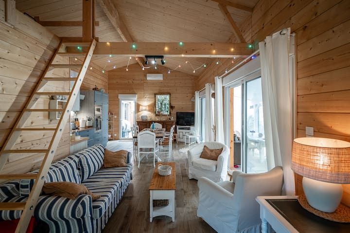 Maison En Bois Proche Du Lac - Sanguinet
