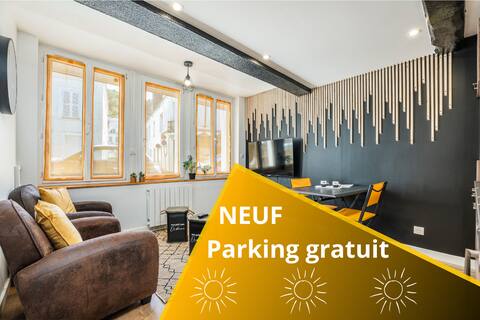 Neuf - Free Parking - Ground Floor - Downtown