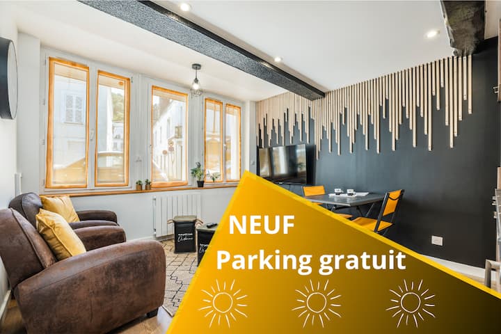 Neuf - Parkings Gratuit - Rdc - Centre-ville - Montivilliers