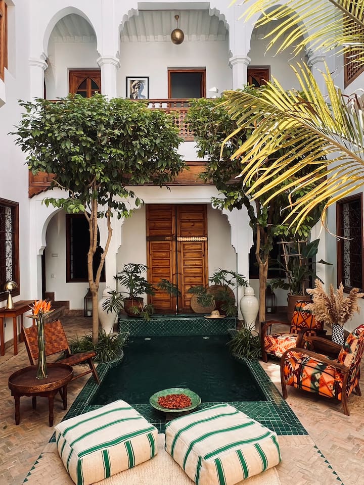 Private Riad - Heated Basin - Hotel Services - Riads for Rent in ...