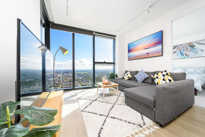 66f Luxe Sunset Melbcbd. 2br2ba. 6pax. Freecarpark - Melbourne