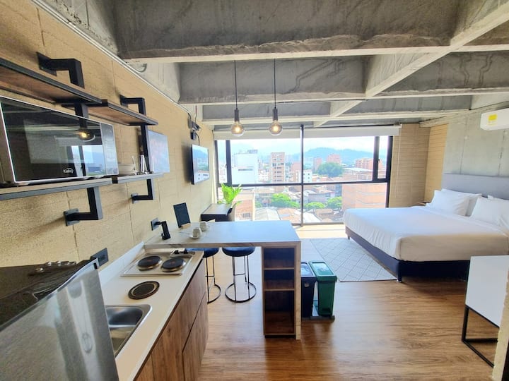 Loft Executive + View, In Loft 43 Medellin - Medellín