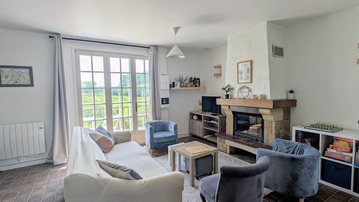 Maison + Annexe Avec Jardin, Bbq, Plage à 10 Min - Quend