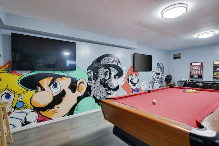 Ultimate Game Room /W 7 Br In Poconos - Pocono Pines, PA