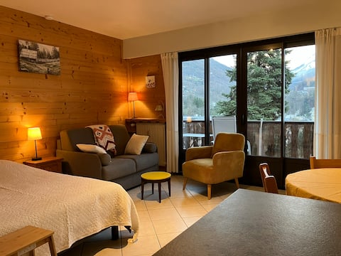 Top performing Airbnb: Studio 3 people, center of Brides-Les-Bains in Brides Les Bains