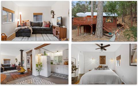Charming Crestline Cabin by lake w/AC! Pets ok.
