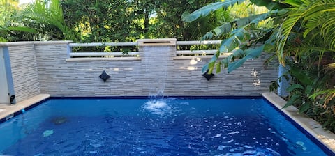 Beach Vacation Home, Filtered Pool and Waterfall