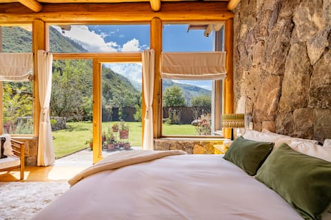Stunning Views - Andean House with fireplace and garden