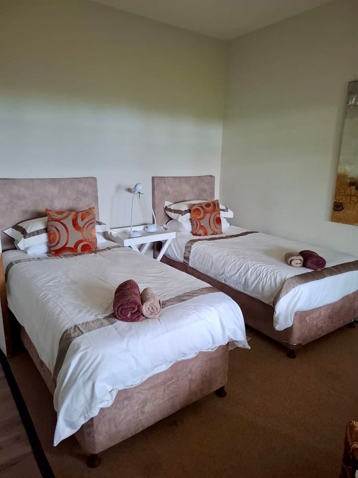 两张单人床或一张加大双人床