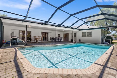 Comfy Home w/ Heated POOL ~ Great Location & Clean