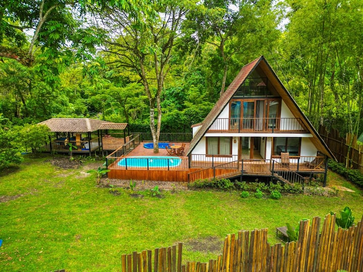 Linda Cabaña Fliar  Piscina Y Jacuzzi En Villeta. - Villeta