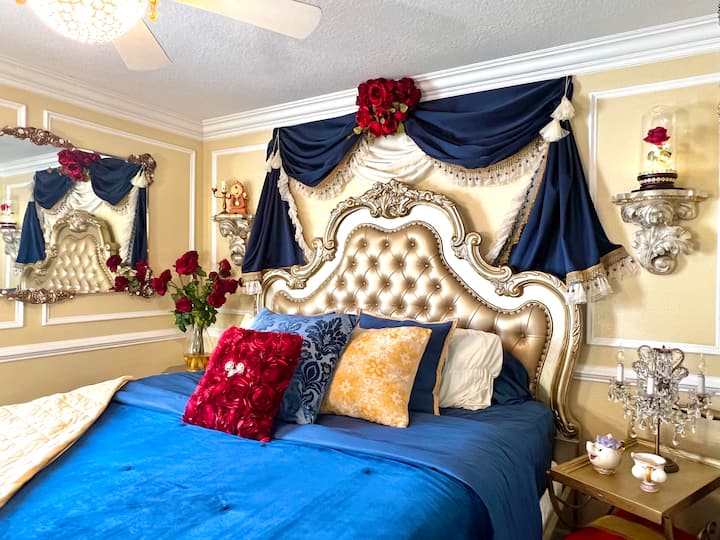 Both Belles and Beasts are right at home in this magnificently special room! 