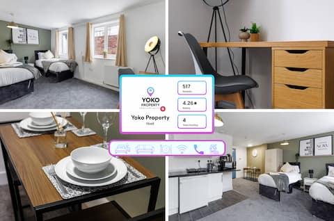 🌟Studio 3 - City Centre - Free Wifi & Smart TV🌟